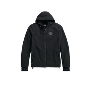 Harley-Davidson Roadway II Waterproof Fleece Hooded Jacket Black 3XL 98116-21VM
